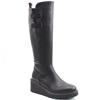 HEAVENLY FEET WOMENS ANKLE BOOT - BLACK